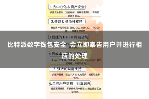 比特派数字钱包安全  会立即奉告用户并进行相应的处理