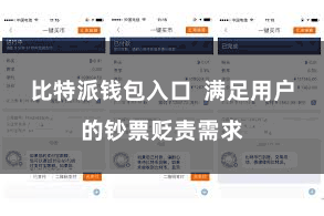 比特派钱包入口 满足用户的钞票贬责需求