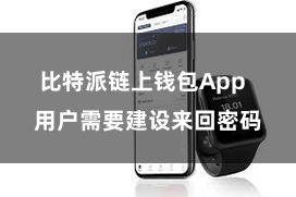 比特派链上钱包App  用户需要建设来回密码